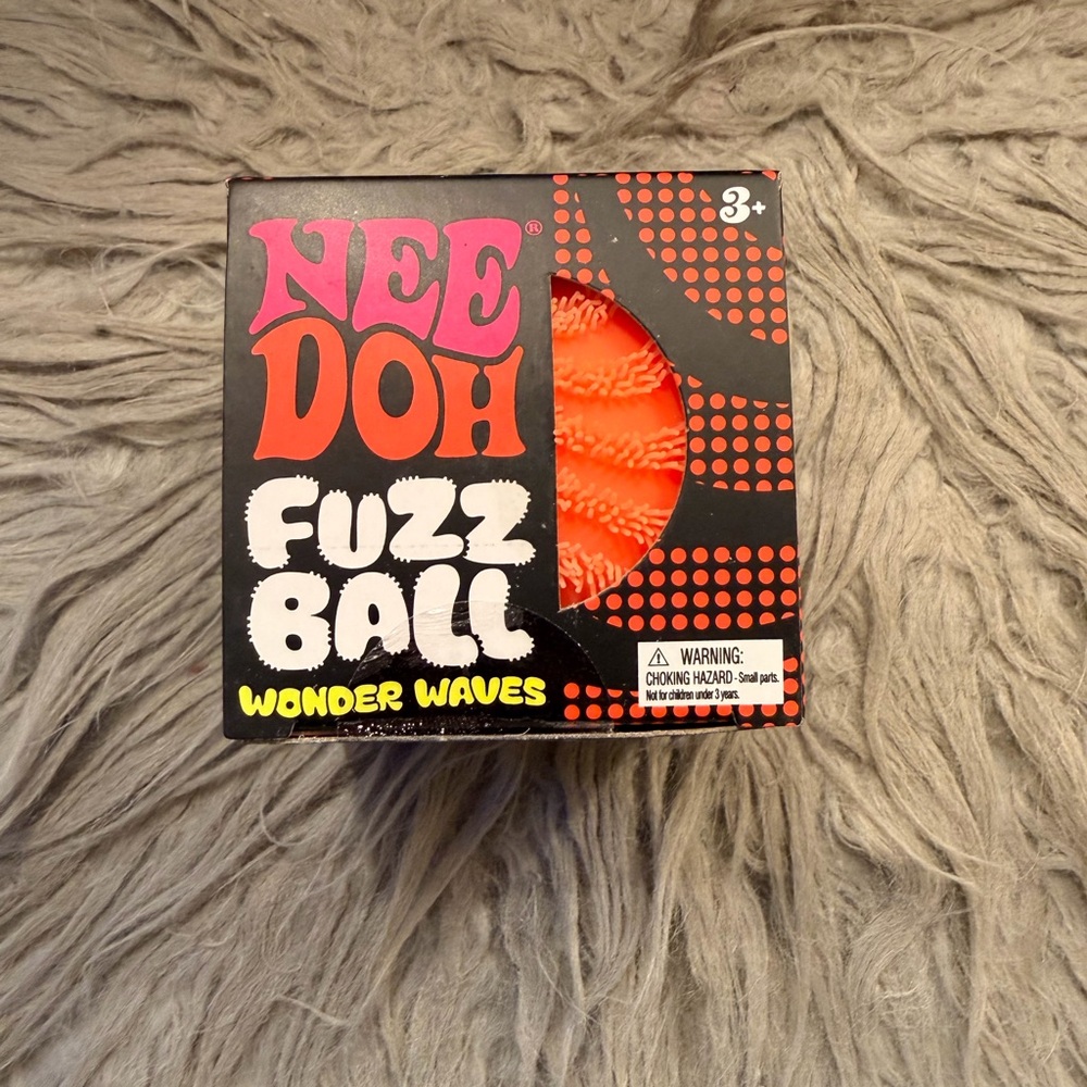 Nee Doh Fuzz Ball Wonder Waves - Orange